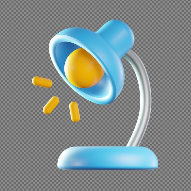 Ilustración 3d de diseño abstracto con fondo transparente