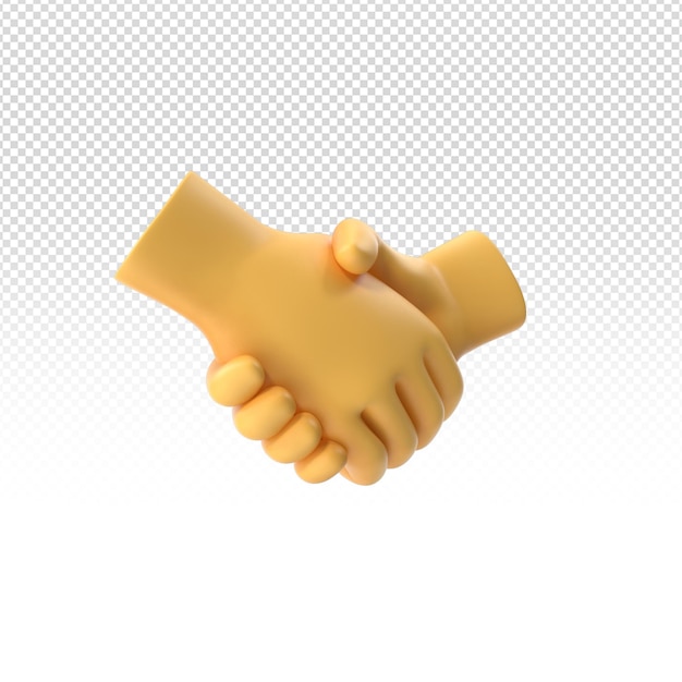 Ilustración 3D de diseño con fondo transparente.