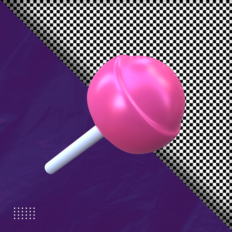PSD ilustración 3d de dulces de halloween