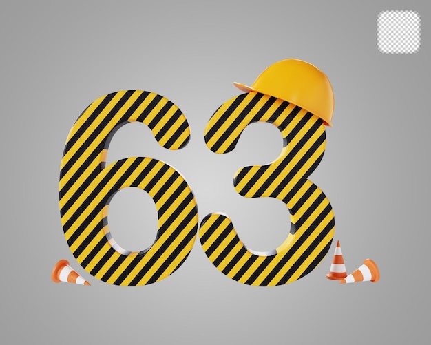 Ilustración 3D del estilo de construcción número 63
