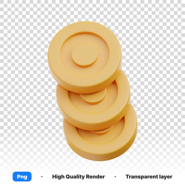 Ilustración 3D de la estructura atómica física y química del modelo 3D en un fondo transparente