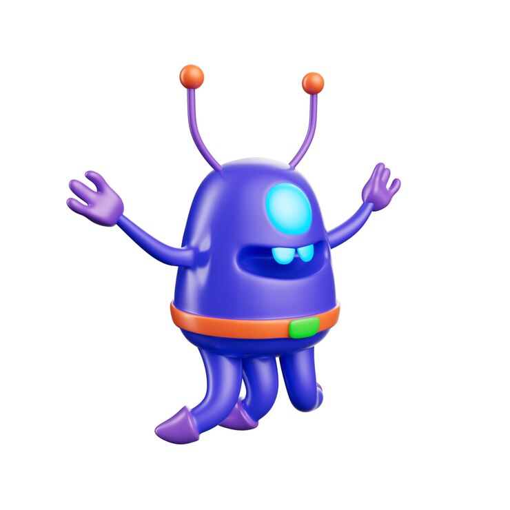 PSD ilustración 3d de la exploración espacial