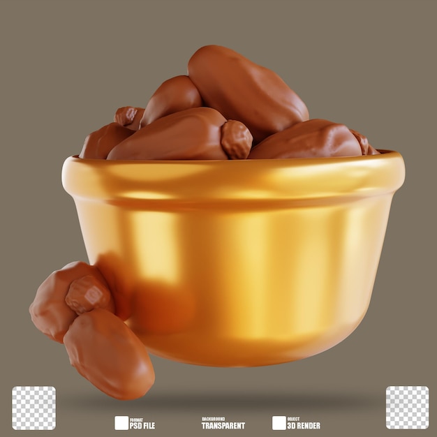 Ilustración 3D fechas 5