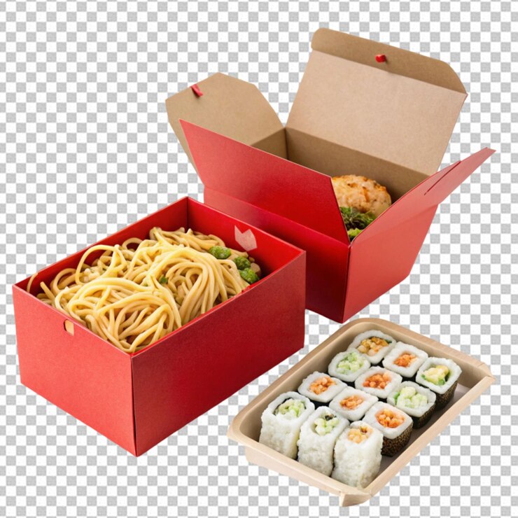 PSD ilustración 3d de los fideos instantáneos