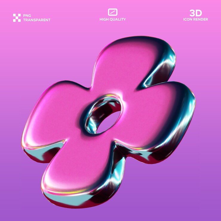 PSD ilustración en 3d de la forma abstracta de psd