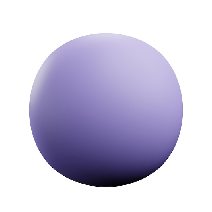 PSD ilustración 3d de forma de esfera