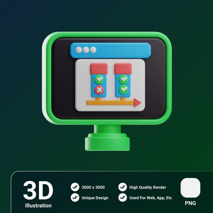 PSD ilustración 3d de gestión de proyectos de desarrollo de scrum de objetos