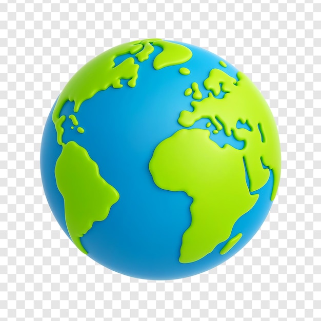 Ilustración 3D del globo terrestre