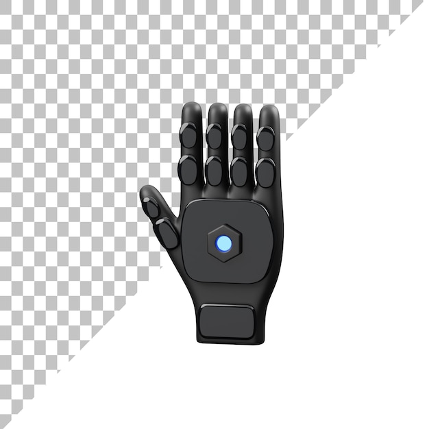 PSD ilustración 3d de guantes