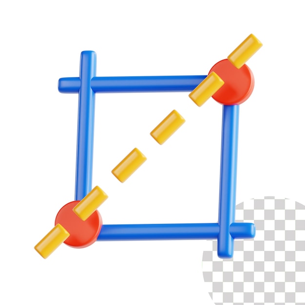 Ilustración 3D de la herramienta de cosecha