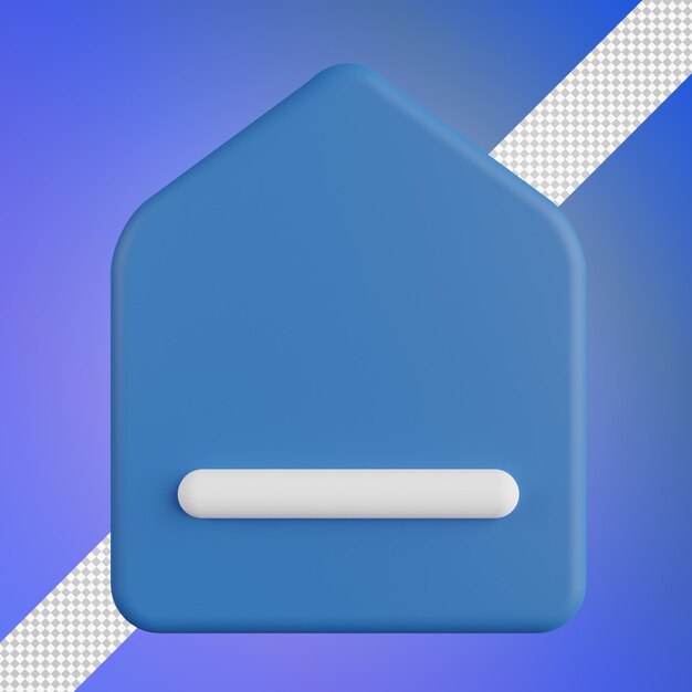 Ilustración en 3D para el hogar
