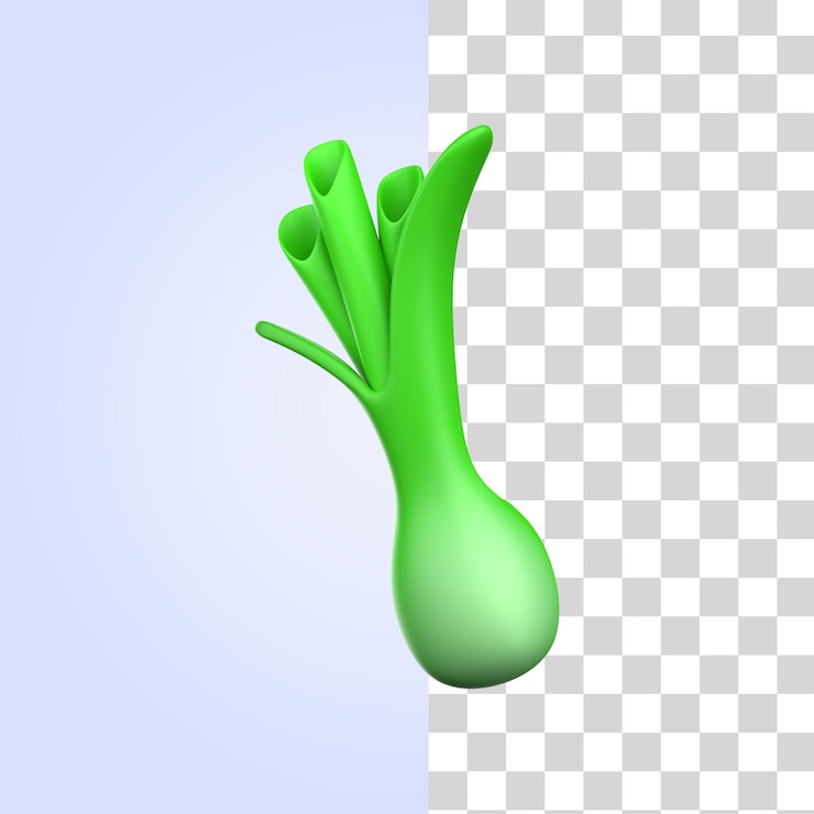 PSD ilustración 3d de las hojas