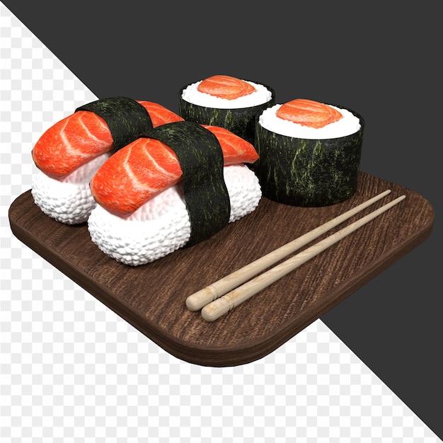 Ilustración en 3D de Japón
