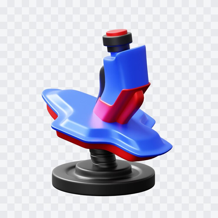 PSD ilustración 3d del joystick