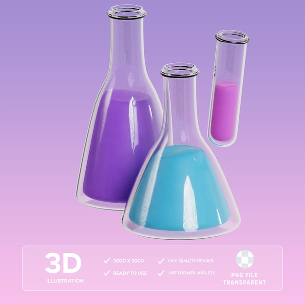 Ilustración 3D del lado derecho de PSD LabStuff