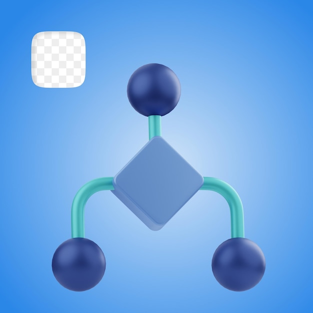 Ilustración 3D del lenguaje de programación condicional