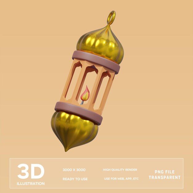 Ilustración 3D de la linterna PSD