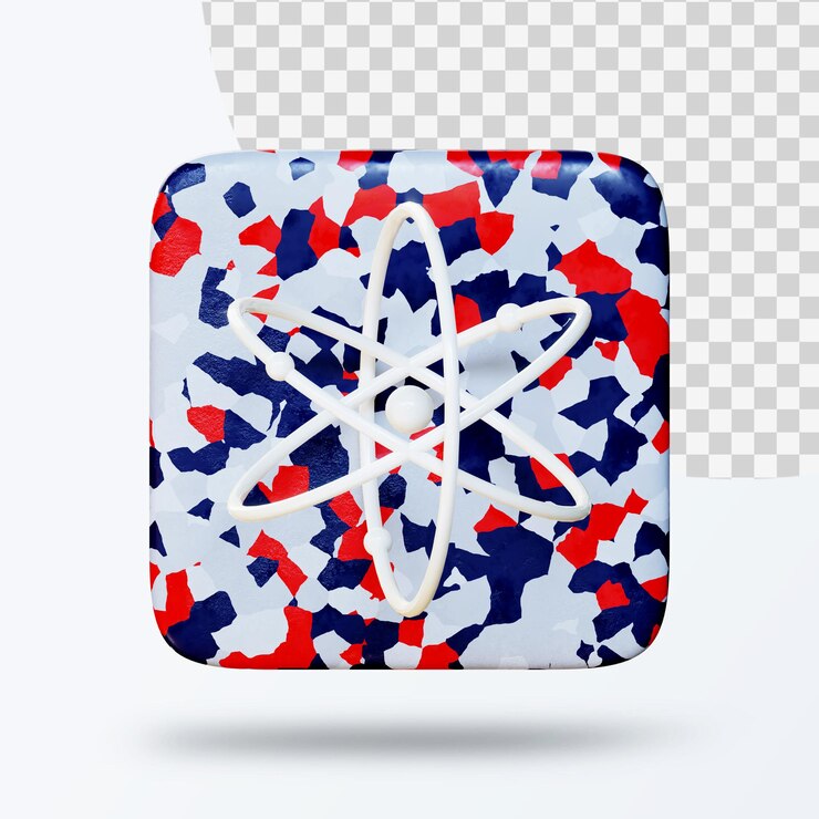 PSD ilustración 3d del logotipo de símbolo de criptomoneda