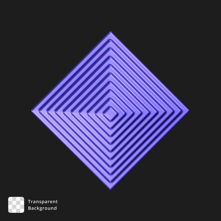 PSD ilustración 3d de un objeto abstracto