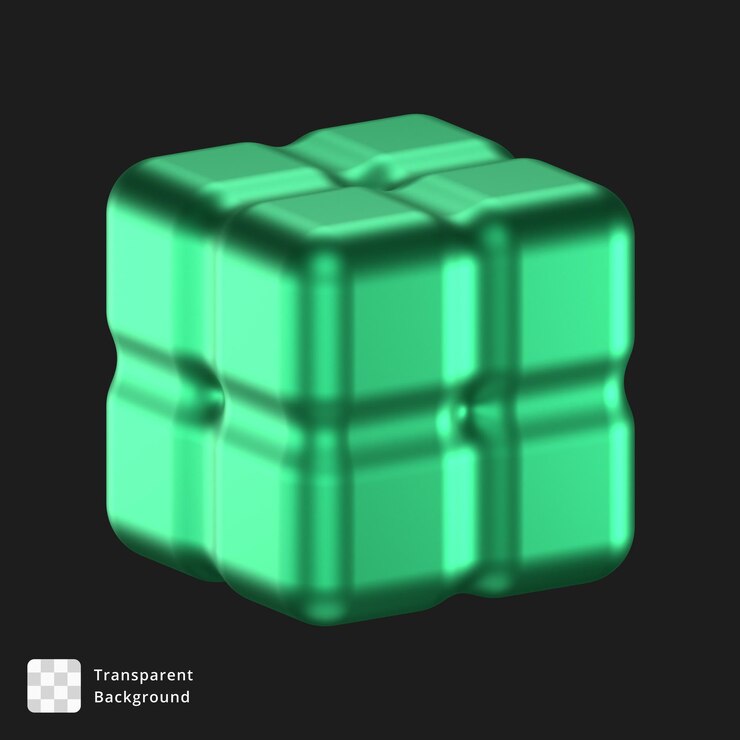 PSD ilustración 3d de un objeto abstracto