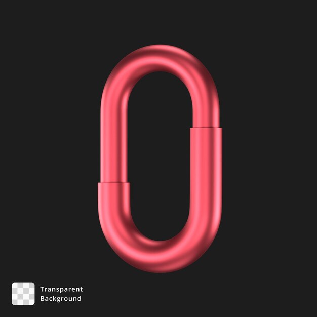 Ilustración 3D de un objeto abstracto