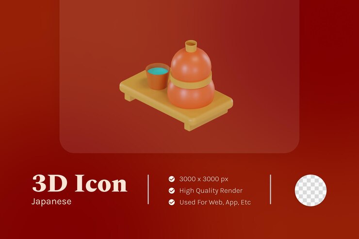 PSD ilustración 3d objeto icono agua mineral