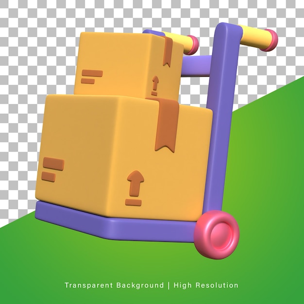 Ilustración 3D de la orden de recogida
