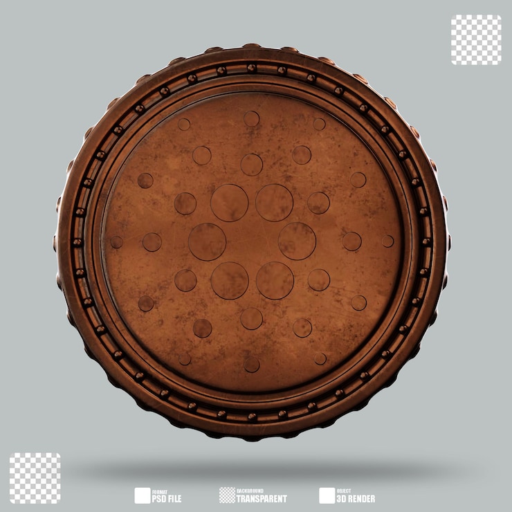 PSD ilustración 3d de oro cardano 2