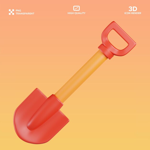 Ilustración 3D de la pala de PSD
