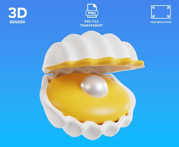Ilustración 3D de las perlas