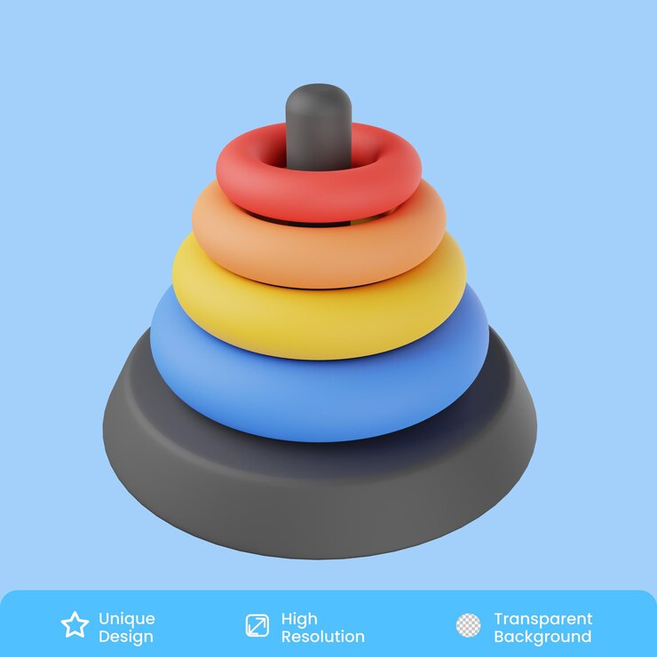 PSD ilustración 3d de la pirámide
