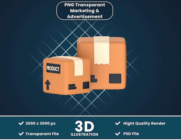 Ilustración 3D del producto