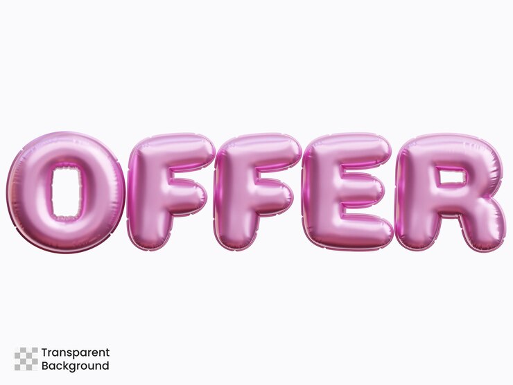 PSD ilustración 3d de la promoción de la oferta