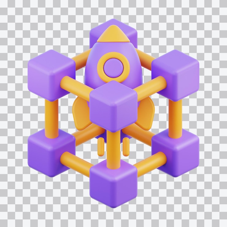 PSD ilustración en 3d del prototipo