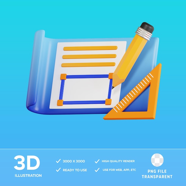 Ilustración 3D del proyecto de PSD