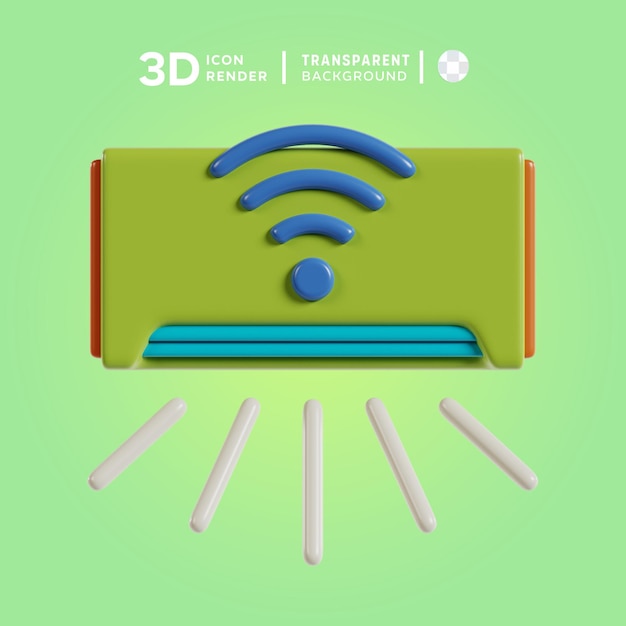 PSD ilustración 3d de psd ac