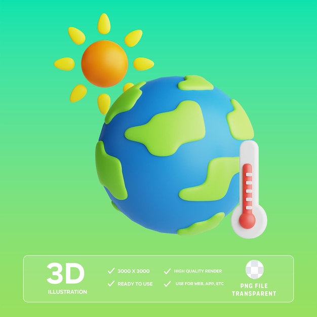 Ilustración en 3D de PSD