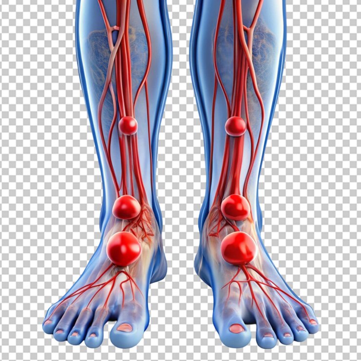 PSD ilustración 3d que representa el concepto de sangre en un fondo transparente