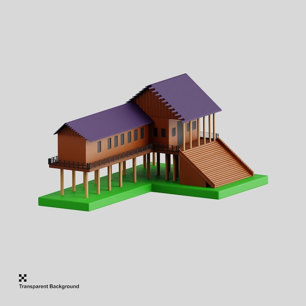 Ilustración 3D de Radakng