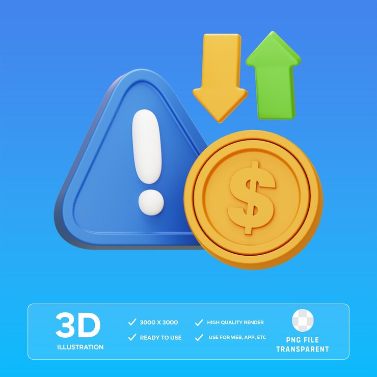 Ilustración 3D del riesgo de inversión de las empresas privadas