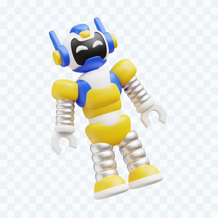 PSD ilustración en 3d del robot