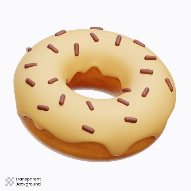Ilustración en 3D de las rosquillas
