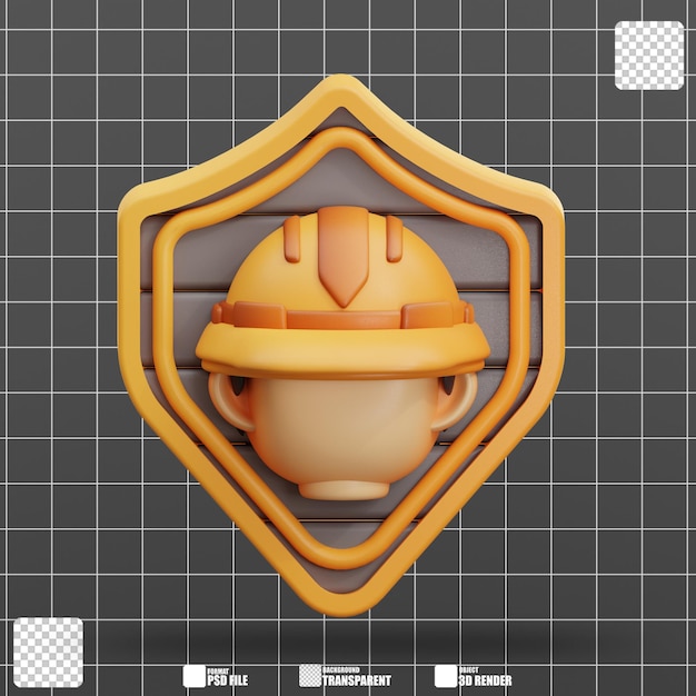 Ilustración 3D del seguro laboral