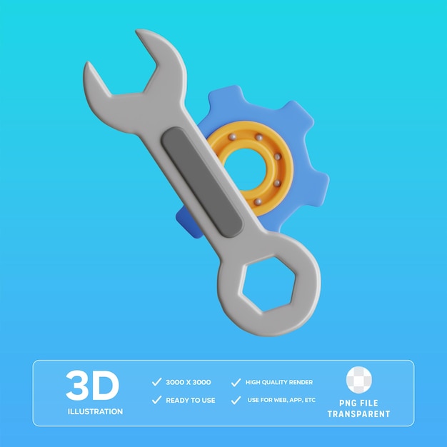 Ilustración 3D del servicio PSD