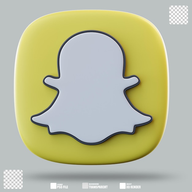 Ilustración 3D de Snapchat 2