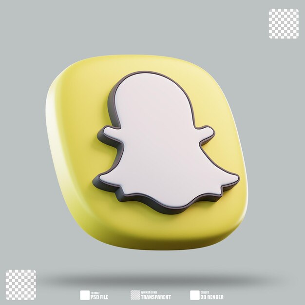 Ilustración 3D de Snapchat 2