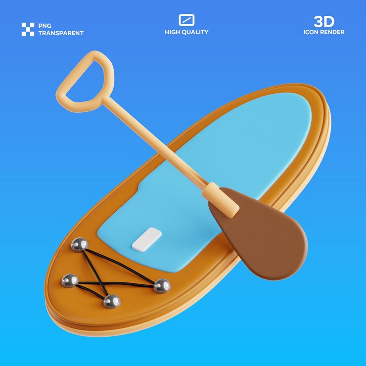 PSD ilustración 3d de la tabla de paletas psd