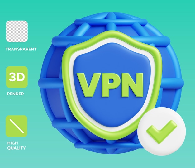 Ilustración 3D del túnel PSD VPN