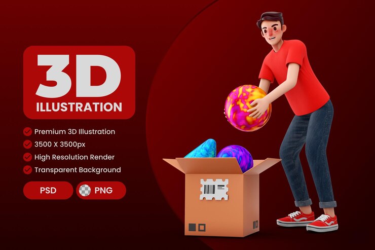 PSD ilustración 3d única de personaje masculino para la ilustración de diseño de ui ux