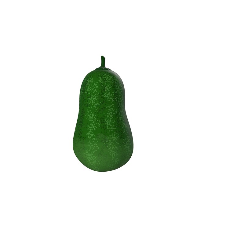 PSD ilustración 3d de verduras